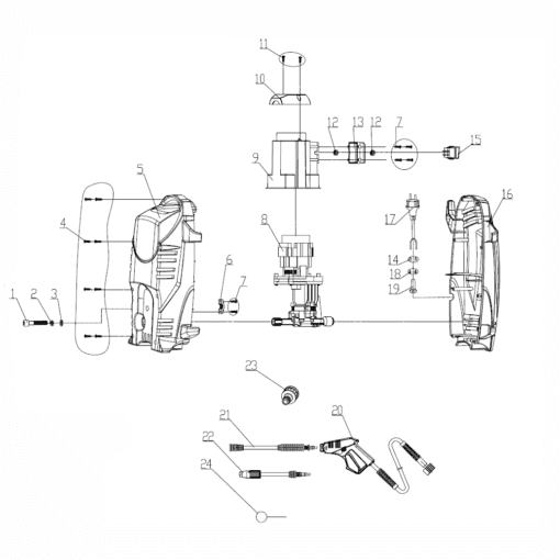 CHALLENGE 1400W PRESSURE WASHER - Image 2