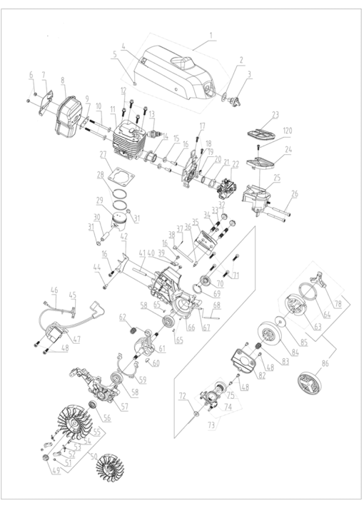 CHALLENGE 37CC PETROL CHAINSAW - Image 2