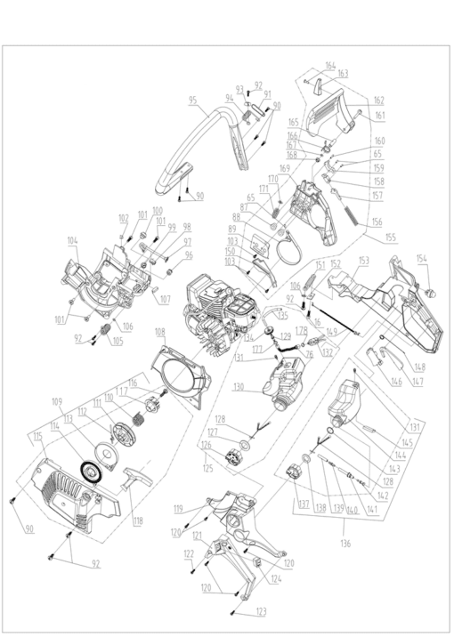 CHALLENGE 37CC PETROL CHAINSAW - Image 3