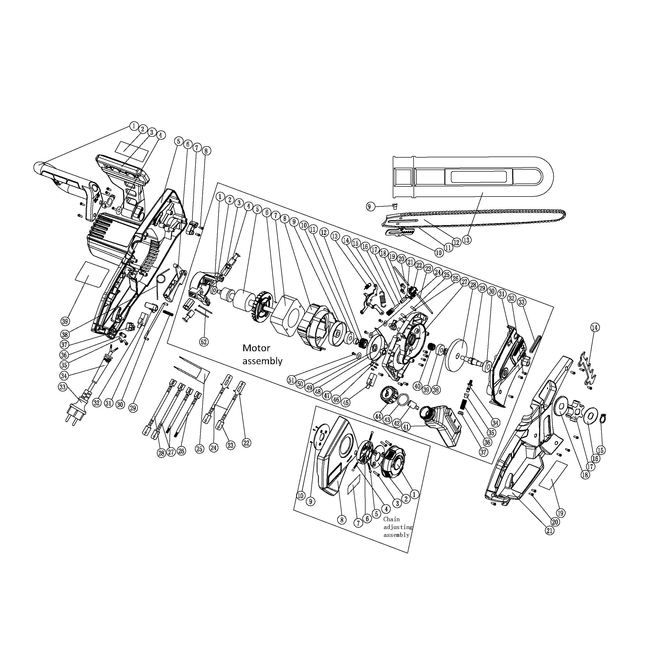 HAWKSMOOR 2200W 40CM ELECTRIC CHAINSAW - Image 2