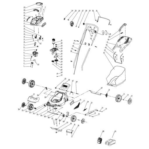 HAWKSMOOR – 18V CORDLESS LAWMOWER - Image 2