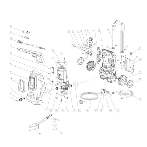 MCGREGOR - 1600W PRESSURE WASHER - Image 2