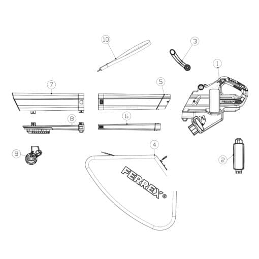 FERREX CORDLESS LEAF BLOWER - Image 2