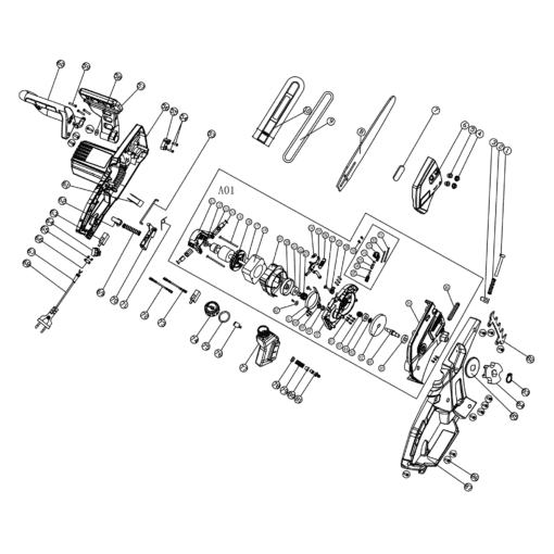 HAWKSMOOR 2200W 40CM ELECTRIC CHAINSAW - Image 2