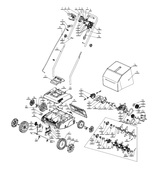 SPEAR & JACKSON 1500W RAKER & SCARIFIER - Image 2