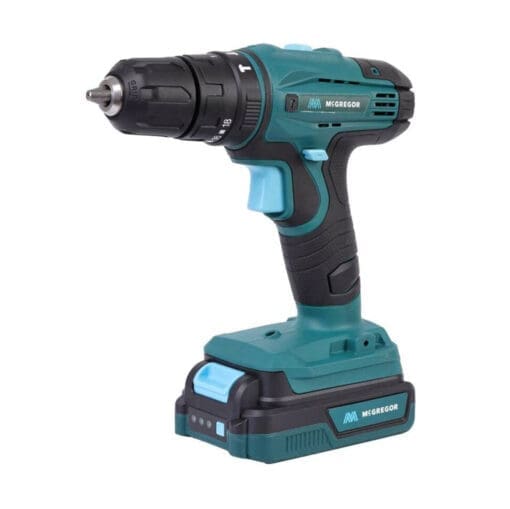 MCGREGOR 18V 2.0AH IMPACT DRILL AND 100 ACCESSORIES